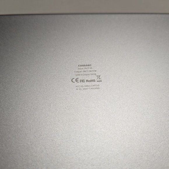 Courant Catch 3 Wireless Charging Tray White New - Picture 2 of 6